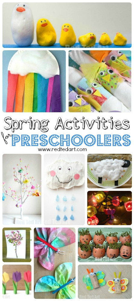 Easy Spring Crafts For Preschoolers
 Easy Spring Crafts for Preschoolers and Toddlers Red Ted Art