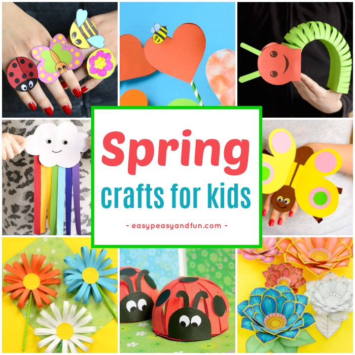 Easy Spring Crafts For Preschoolers
 Spring Crafts for Kids Art and Craft Project Ideas for