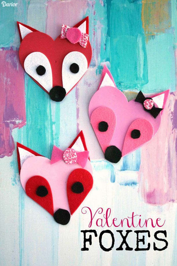 Easy Valentine Crafts For Preschoolers
 Fun and Easy Valentine’s Day KIDS Crafts – Simple Pink