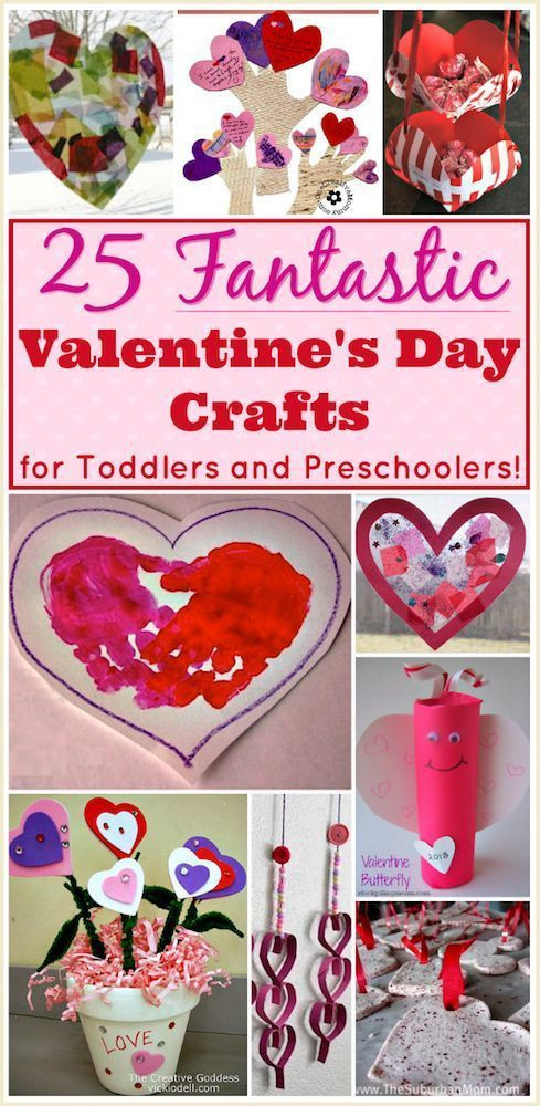 Easy Valentine Crafts For Preschoolers
 25 easy and fun Valentine crafts for preschoolers and