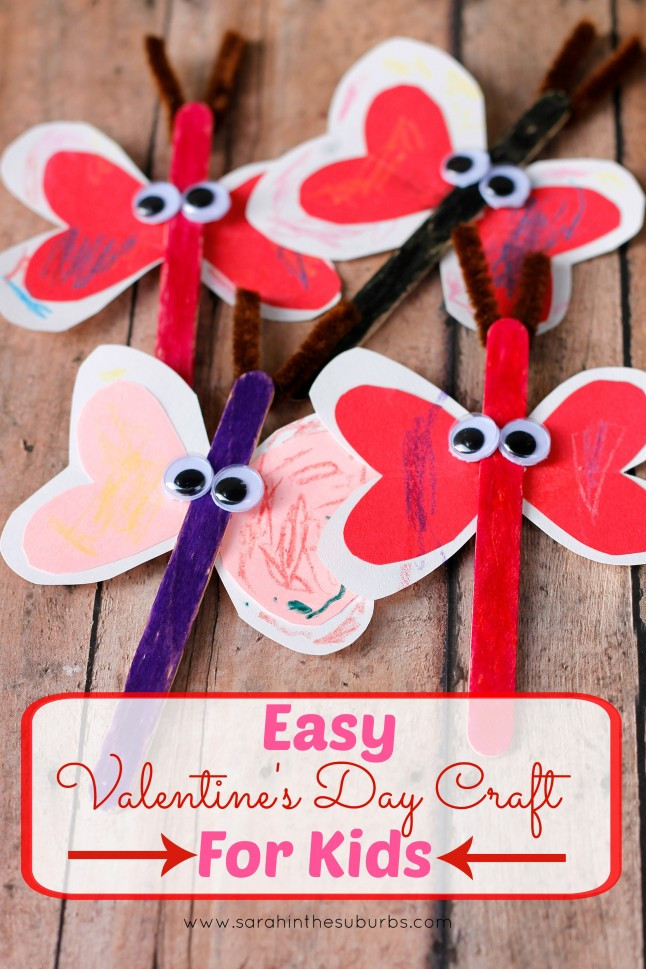 Easy Valentine Crafts For Preschoolers
 Easy Valentine s Day Craft for Kids Sarah in the Suburbs