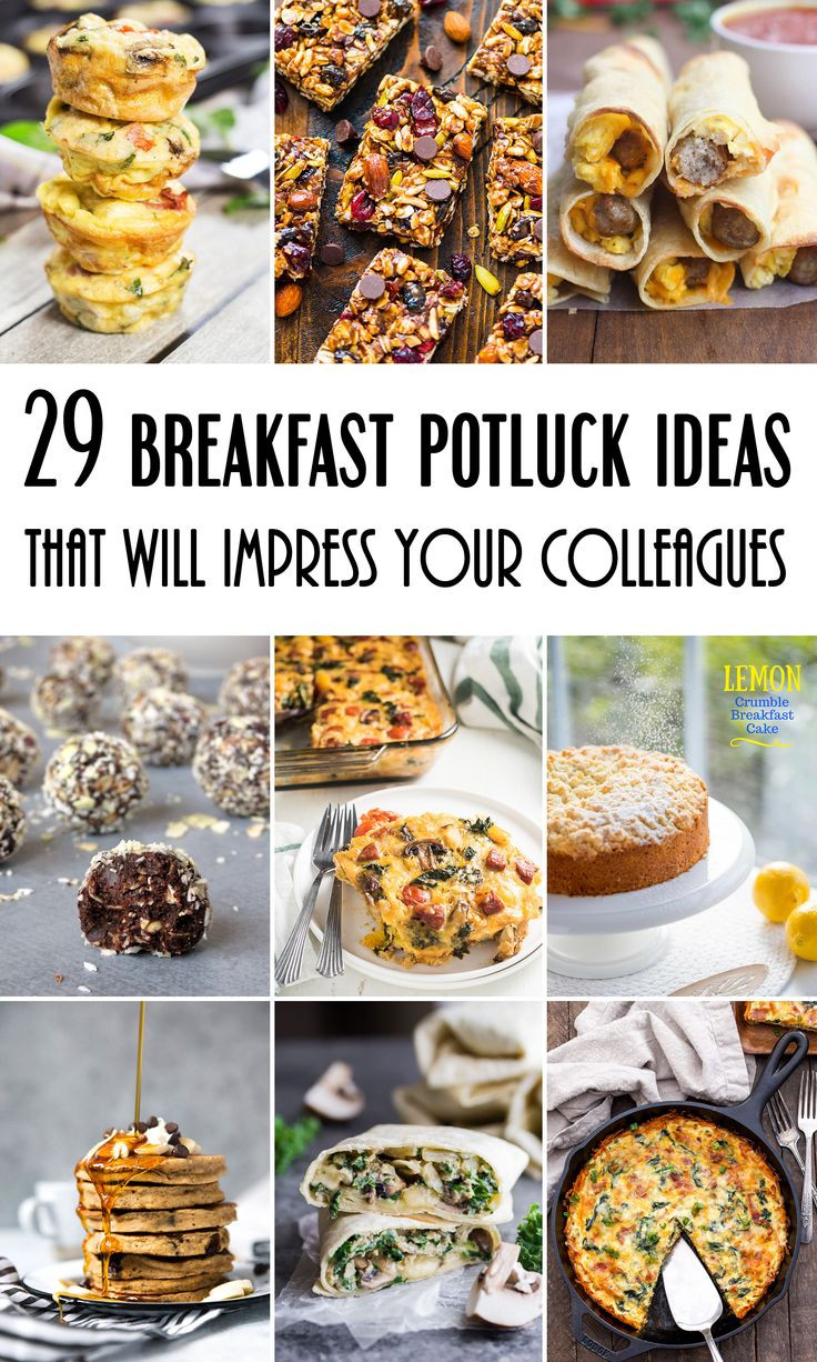Easy Work Party Food Ideas
 29 Breakfast Potluck Ideas For Work That Will Impress Your