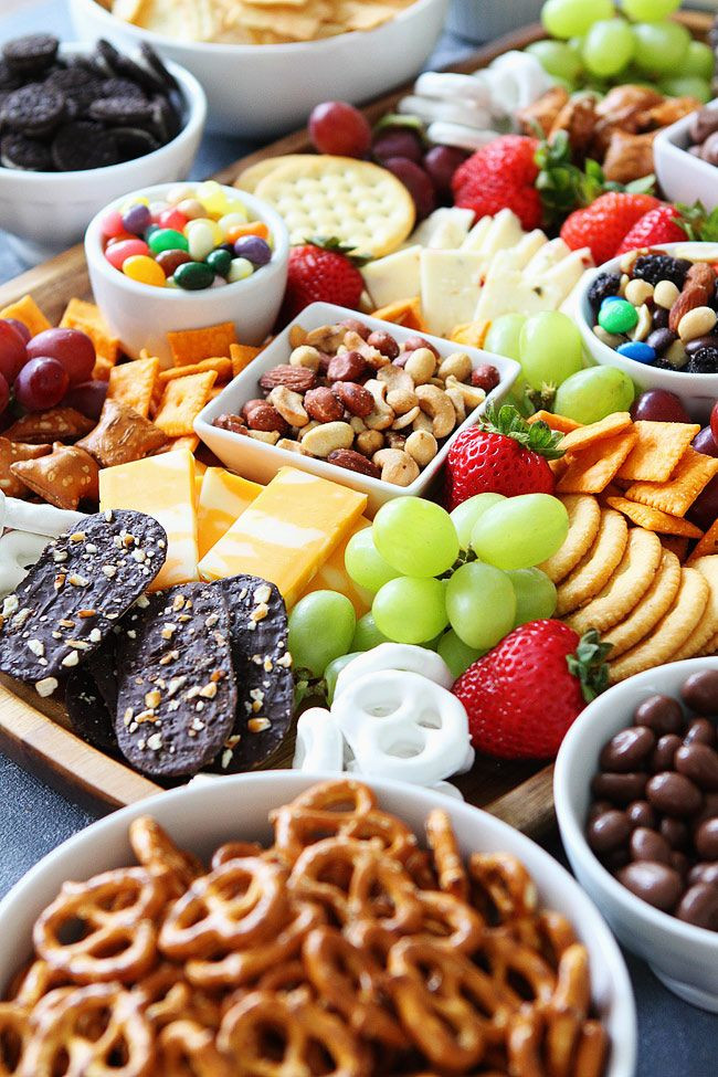 Easy Work Party Food Ideas
 How to Make a Sweet and Salty Snack Board
