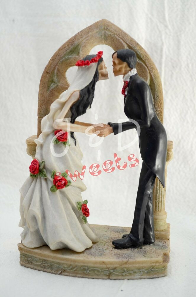 Ebay Wedding Cake Toppers
 Wedding Skeleton Cake Topper Bride Groom Halloween Party