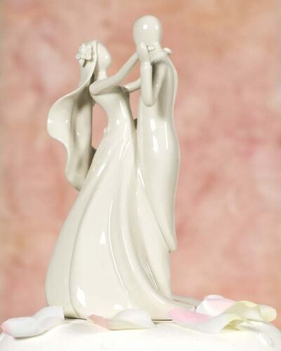 Ebay Wedding Cake Toppers
 Stylized Bride and Groom Figurine White Wedding Cake