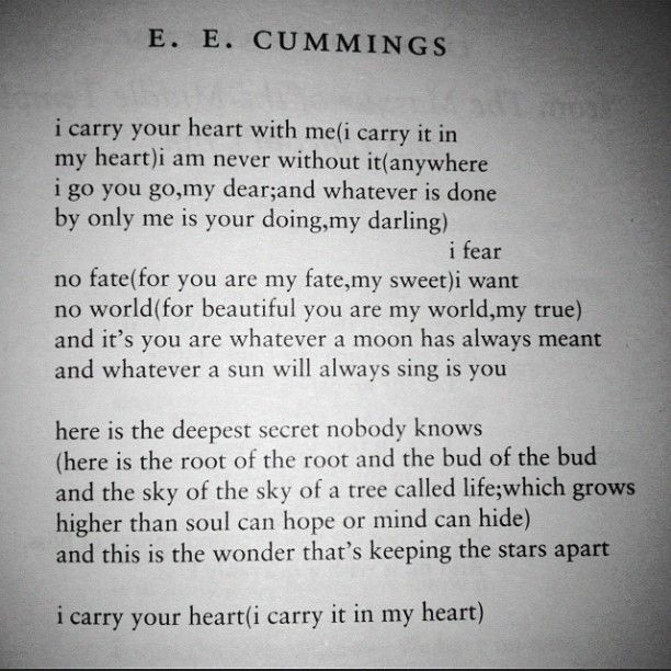 Ee Cummings Love Quotes
 E E Cummings