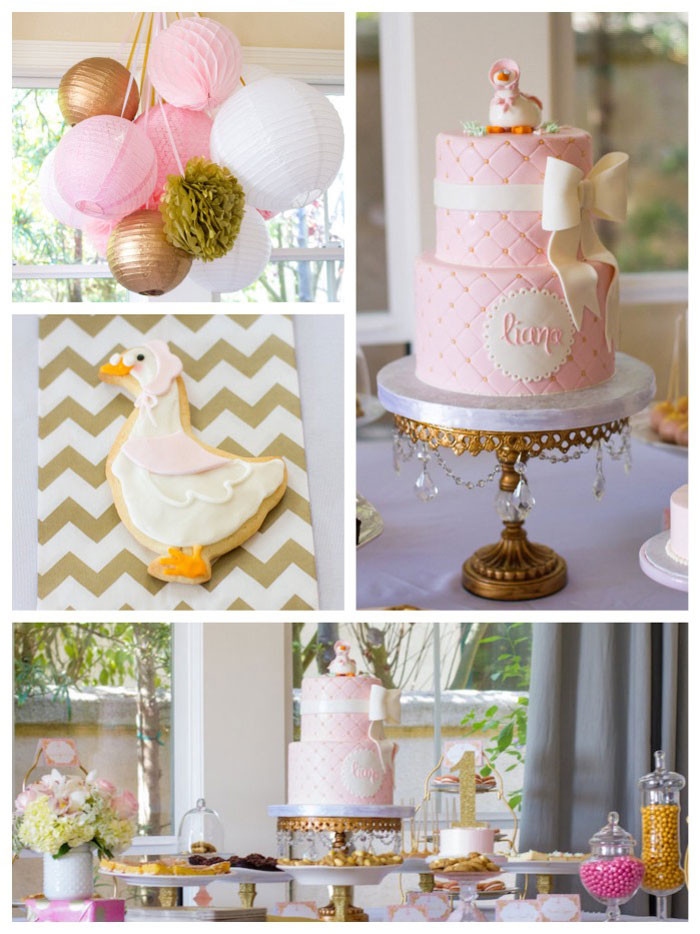 Elegant Birthday Decorations
 Kara s Party Ideas Elegant Mother Goose Birthday Party