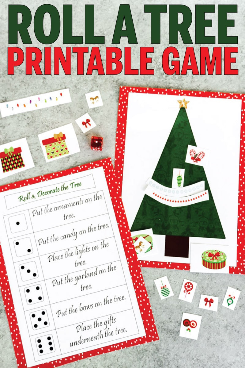 Elementary School Christmas Party Ideas
 Free Printable Roll A Christmas Tree Dice Game Play