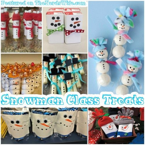 Elementary School Christmas Party Ideas
 Treats Winter holidays and School birthday treats on