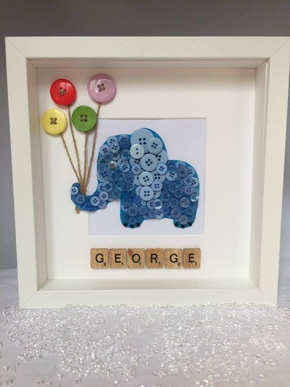 Elephant Baby Gift Ideas
 Christening Birthday 1st Birthday Elephant by