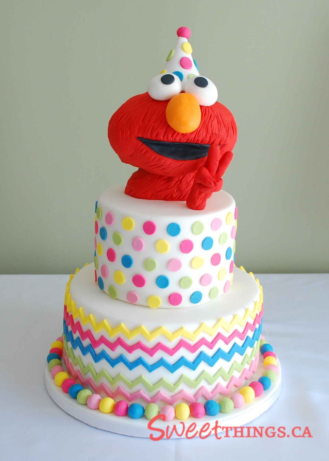 Elmo Birthday Cakes
 SweetThings 2nd Birthday Cake Elmo Cake