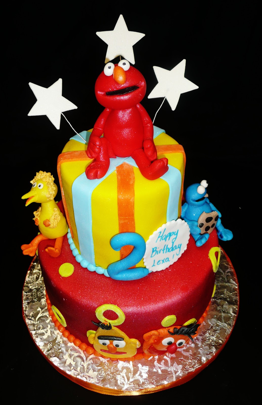 Elmo Birthday Cakes
 Baking with Roxana s Cakes Elmo Themed Birthday Cake