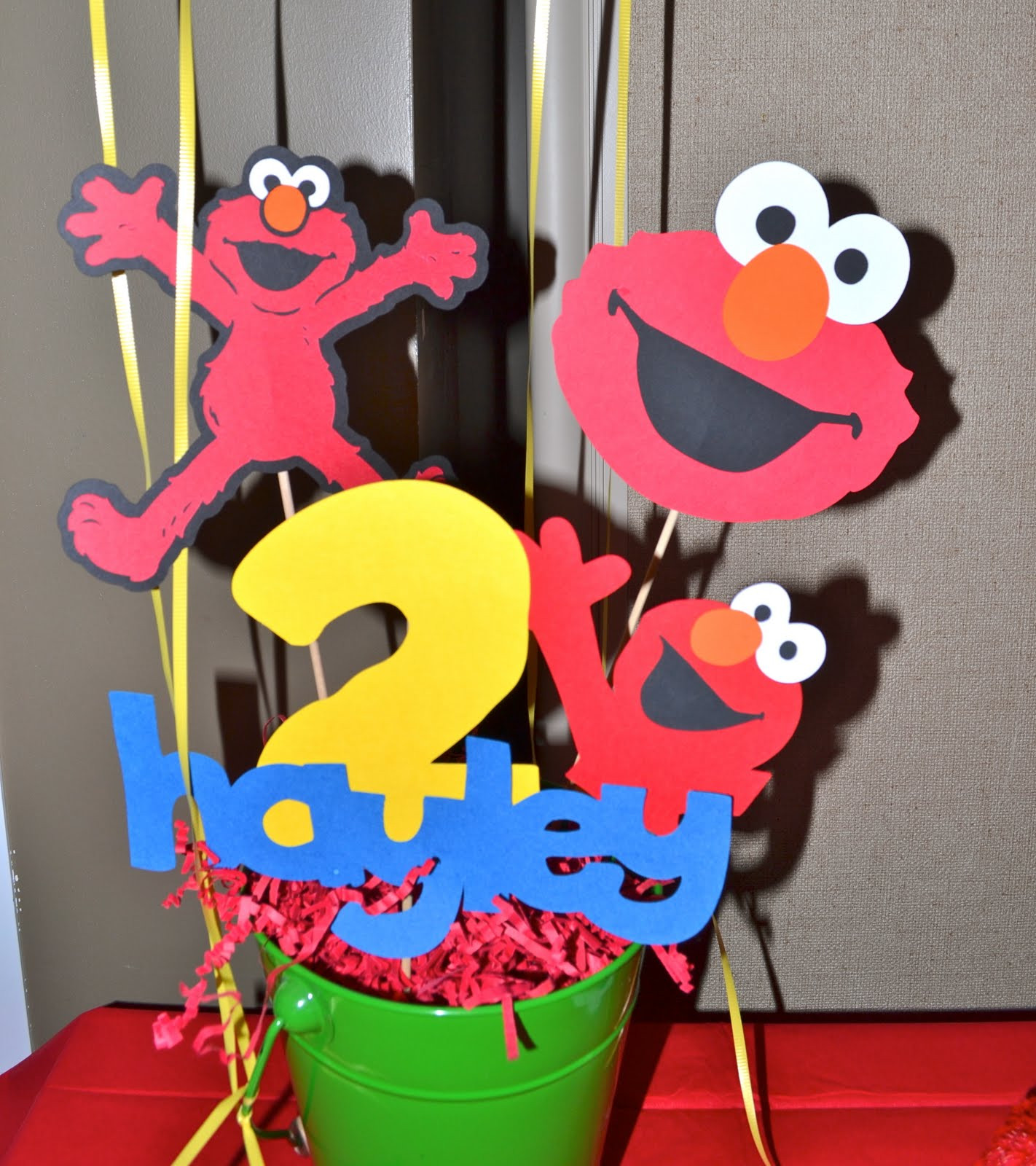 Elmo Birthday Party Ideas
 Buggy s Basement Elmo Birthday Party
