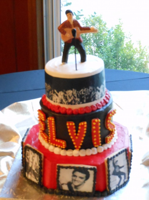 Elvis Birthday Cake
 Crazy Cakes Cakes f The Square Catering