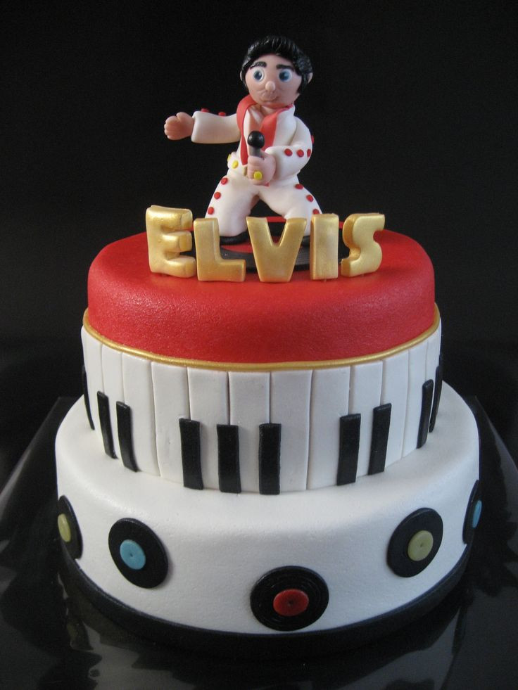 Elvis Birthday Cake
 1000 images about Elvis Cakes on Pinterest
