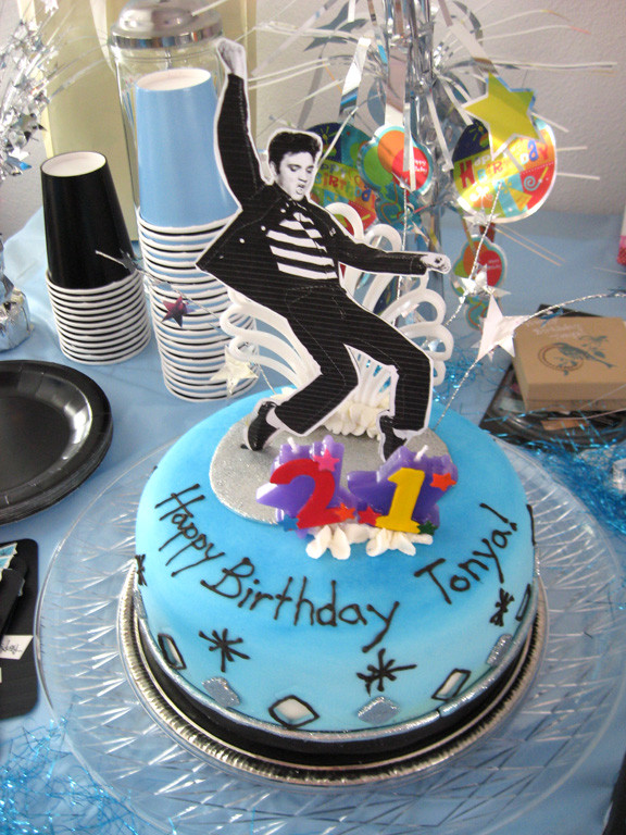 Elvis Birthday Cake
 Happy Birthday Elvis