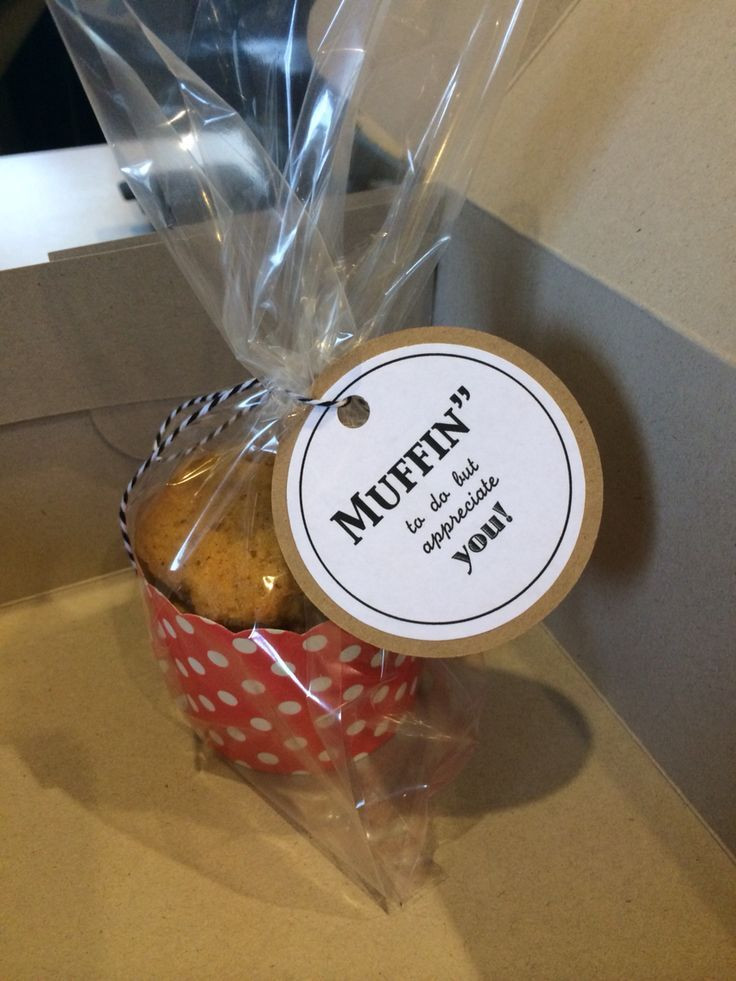 Employee Thank You Gift Ideas
 Employee appreciation ts w vegan pumpkin muffins