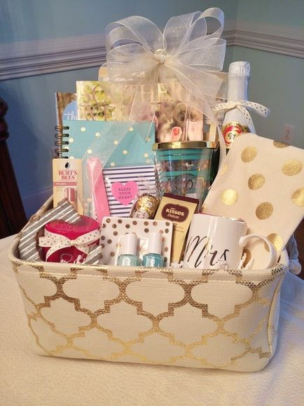 Engagement Gift Basket Ideas
 Engagement Gift Basket Grits and Pearls