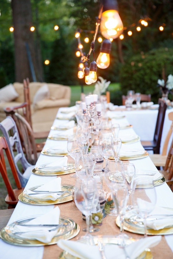 Engagement Party Decorations Ideas Tables
 Chic Southern Rustic Engagement Party Tidewater and