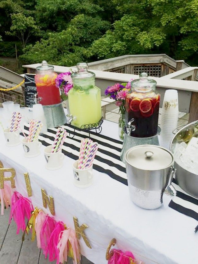Engagement Party Ideas Images
 This drink bar is perfect for a summer engagement party