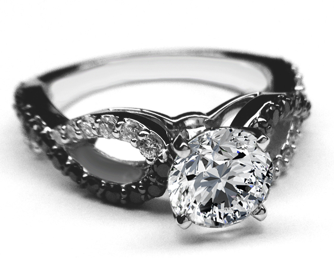 Engagement Rings With Black Diamonds
 Black Diamond Engagement Rings from MDC Diamonds NYC