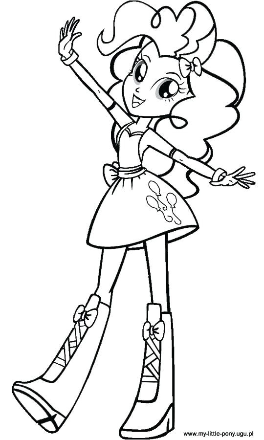 Equestria Girls Twilight Sparkle Coloring Pages
 Coloriage Pinkie Pie