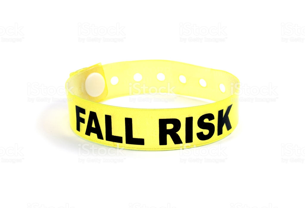 Fall Risk Bracelet
 Fall Risk Patient Wristband Stock Download Image