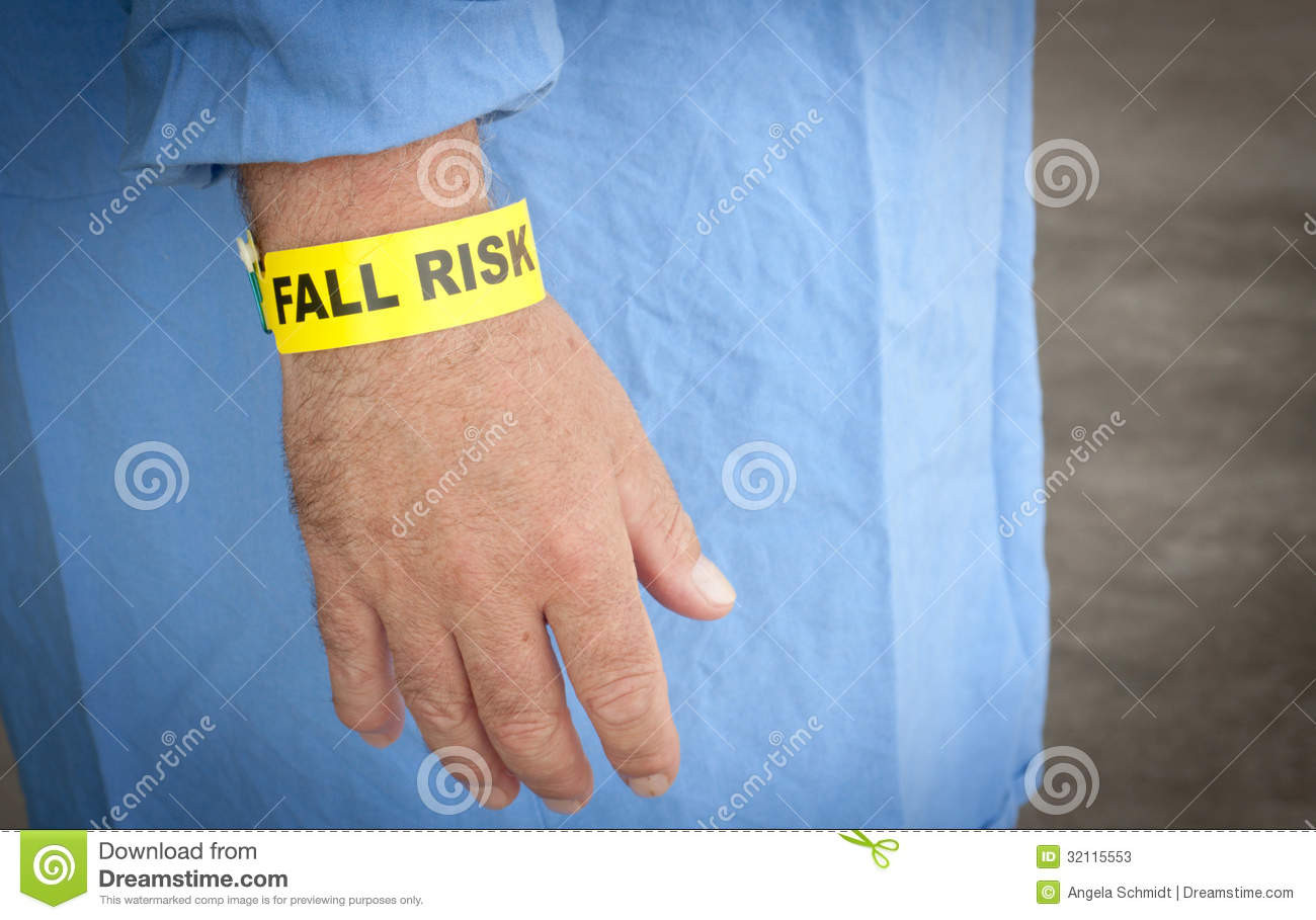 Fall Risk Bracelet
 Fall Risk Bracelet Patient Stock s Image