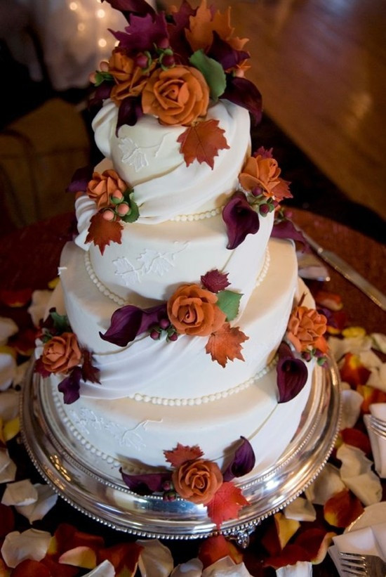 Fall Themed Weddings
 Fall Wedding Ideas And Invitations Purple And Orange Wedding