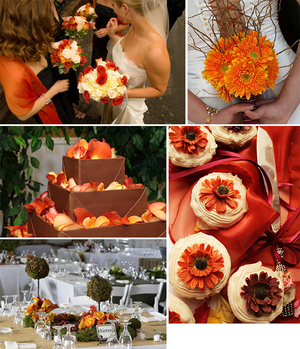 Fall Themed Weddings
 8 Great Fall Wedding Ideas