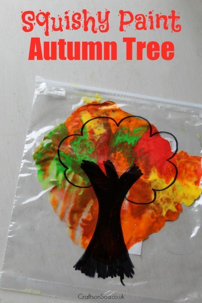 Fall Toddler Craft Ideas
 Mess Free Autumn Tree Craft
