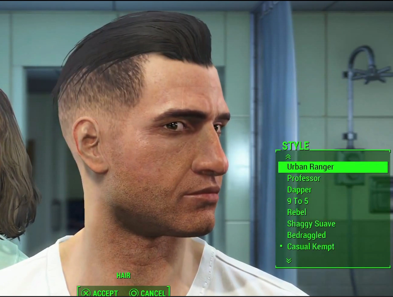 Fallout 4 Male Hairstyles
 Hairstyles from fallout 4 for males New Vegas Mod