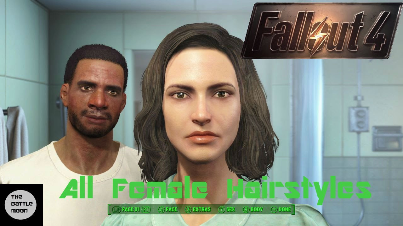 Fallout 4 Male Hairstyles
 ALL FEMALE HAIRSTYLES Fallout 4 Character Creation
