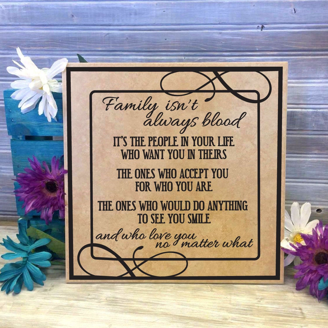 Family Isn'T Always Blood Quote
 Family isn t always blood love you no matter what by LEVinyl