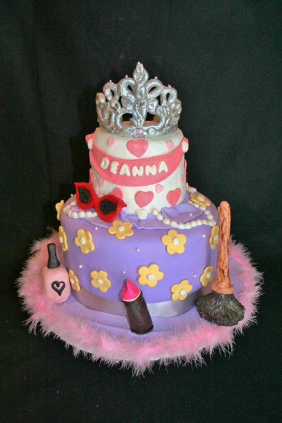 Fancy Birthday Cake
 Fancy Nancy Birthday Cake CakeCentral