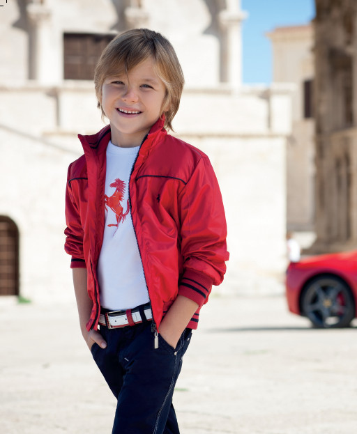 Fashion Class For Kids
 The Ferrari kids jackets of this collection are the ideal