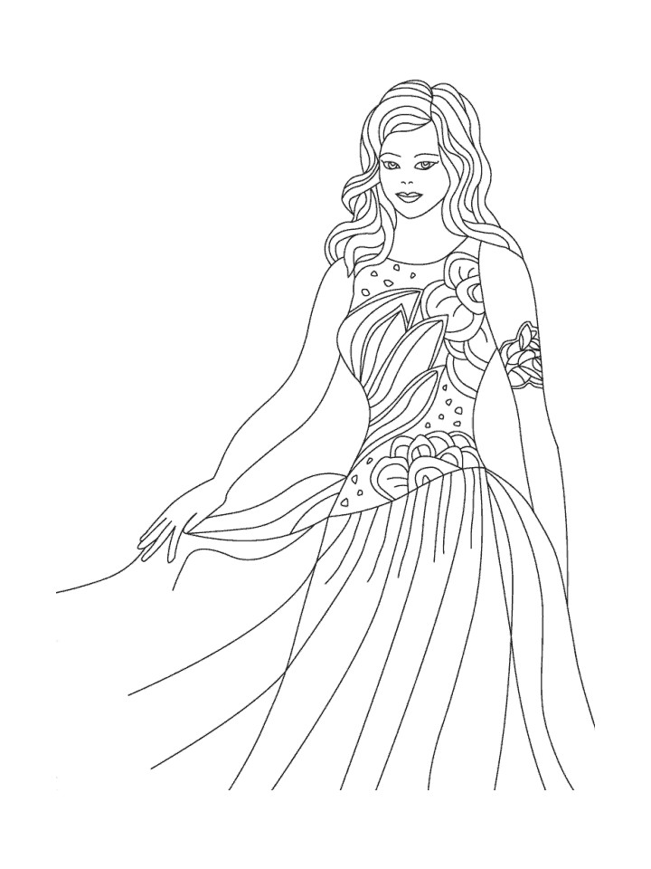 Fashion Coloring Pages For Girls
 Fashion Coloring Pages For Girls Printable Coloring Home