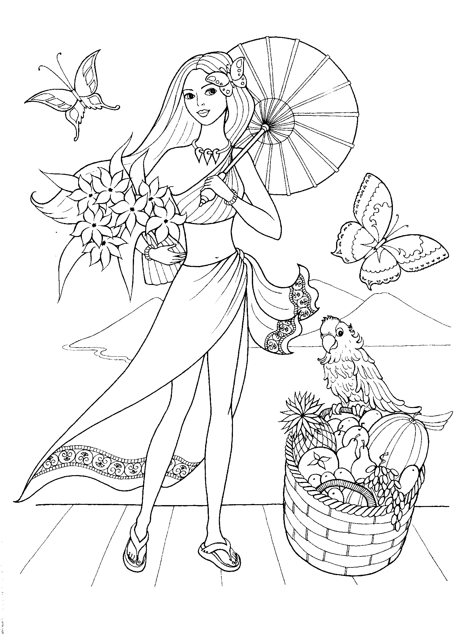 Fashion Coloring Pages For Girls
 Fashionable girls coloring pages 1 1533×2076