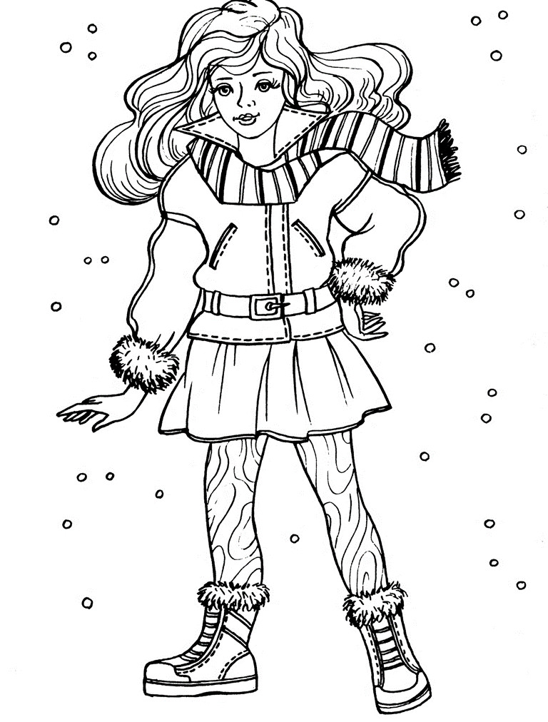 Fashion Coloring Pages For Girls
 Fashion Coloring Pages For Girls Printable Coloring Home