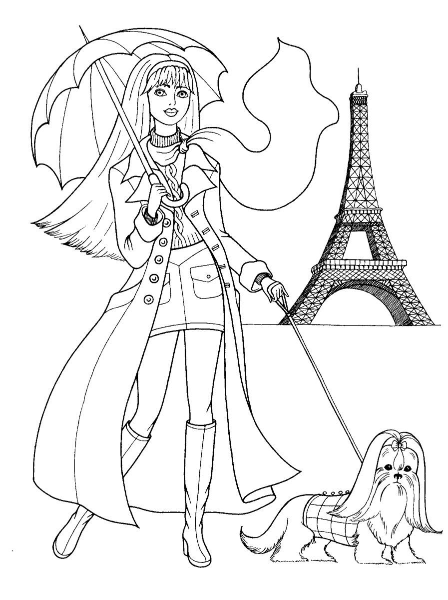 Fashion Coloring Pages For Girls
 fashion coloring pages