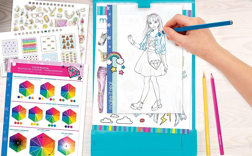 Fashion Designer Kit For Kids
 Amazon Make It Real Fashion Design Mega Set with