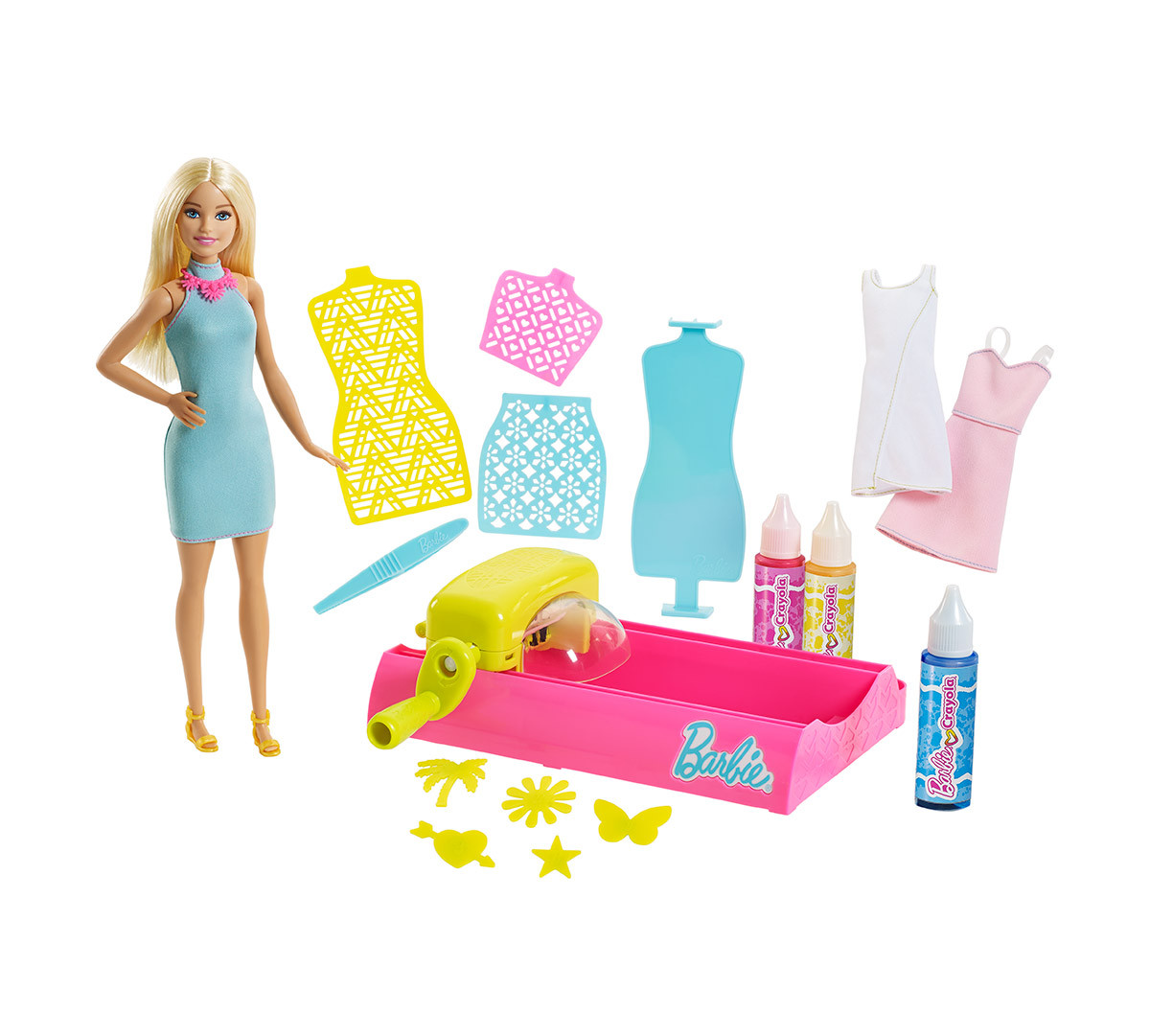 Fashion Designer Kit For Kids
 Barbie Crayola Color Magic Station Doll & Washable Paint