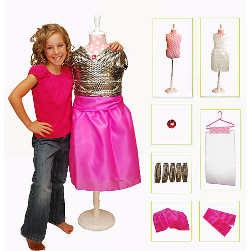 Fashion Designer Kit For Kids
 Shailie Starter Fashion Designer Dress Form Starter Kit