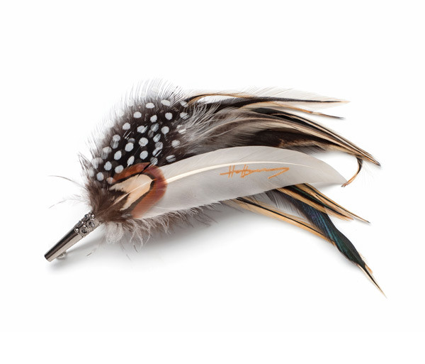 Feather Brooches
 Spotted Feather Brooch Pin