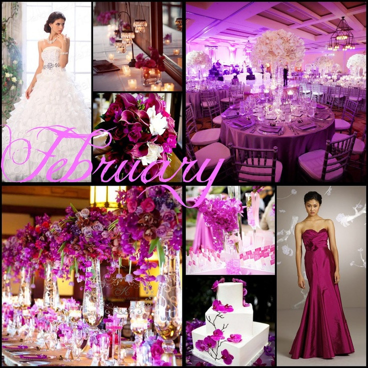 February Wedding Themes
 42 best Color By Month images on Pinterest