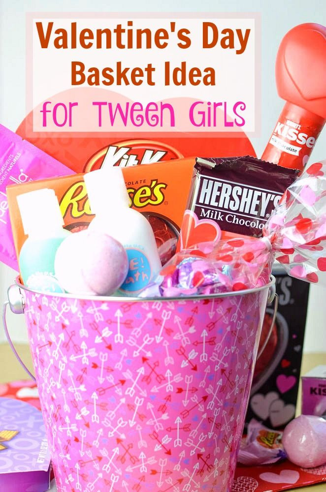 Female Valentine Gift Ideas
 Valentine’s Day Spa Basket Idea for Tween Girls