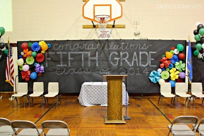Fifth Grade Graduation Gift Ideas
 5TH GRADE GRADUATION SCHOOL GYM DECORATIONS AND TEACHER