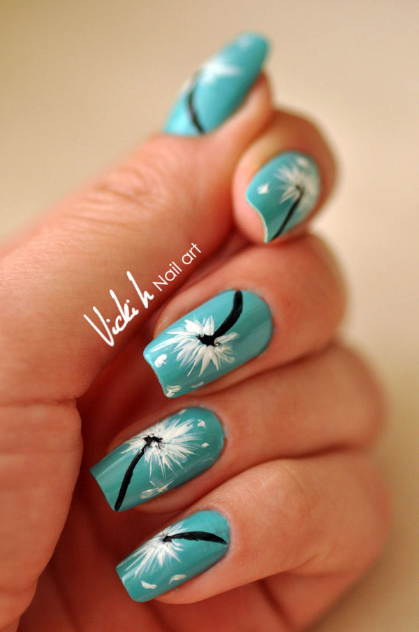 Finger Nail Ideas
 15 Cute Dandelion Nail Art Ideas And Tutorials