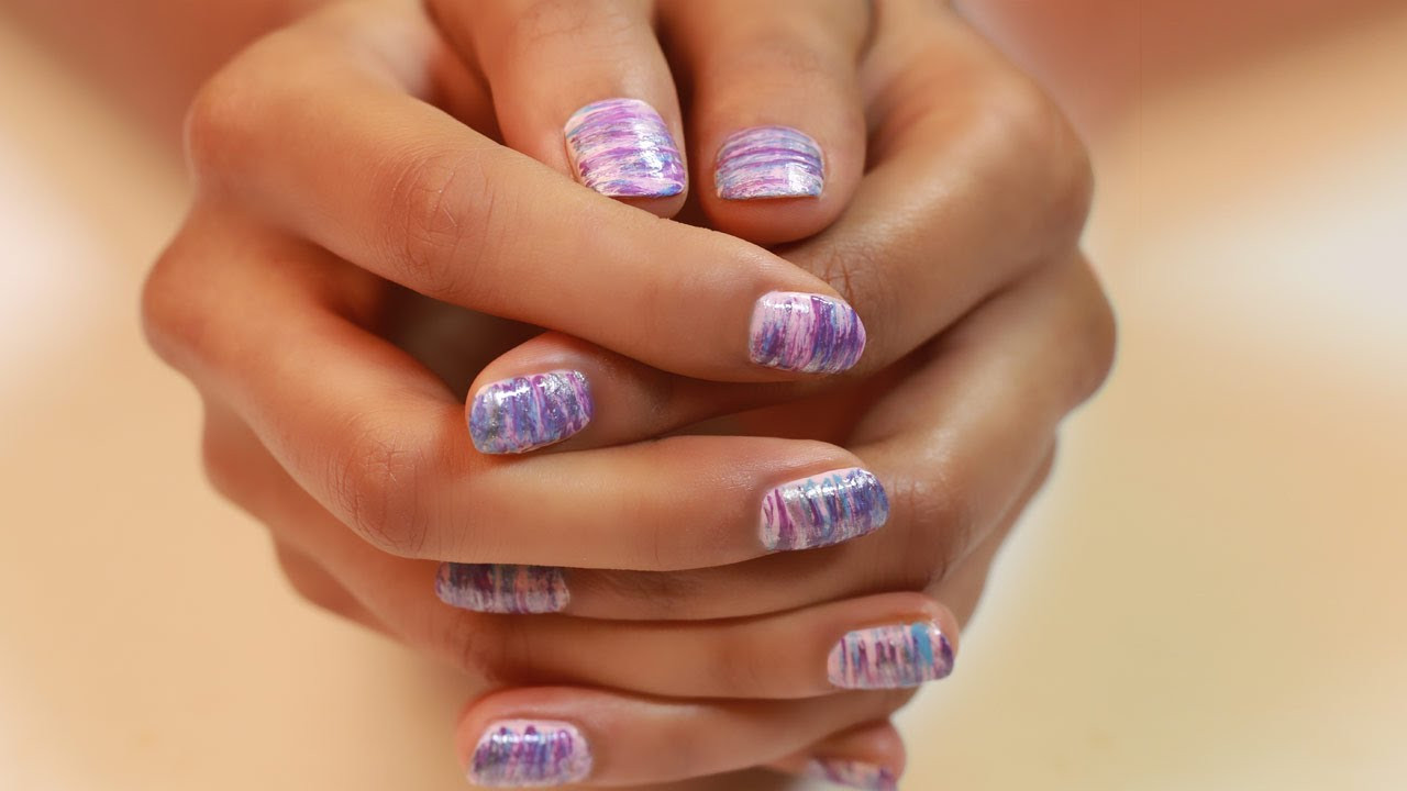 Finger Nails Are Pretty
 FANNED OUT NAILS Nail Art For Beginners
