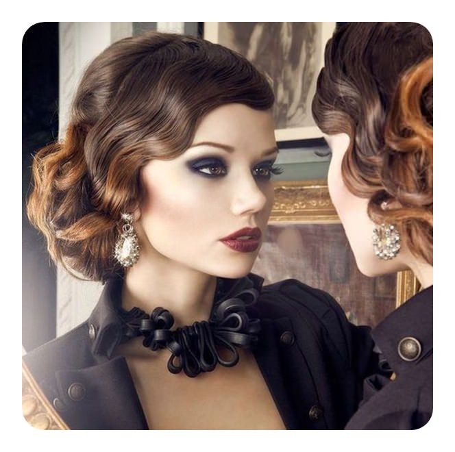 Finger Waves Updo Hairstyles
 68 Vintage Finger Waves Hairstyles You Will Want
